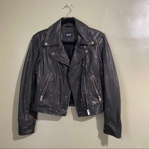 LaMarque Studded Leather Jacket